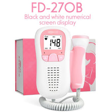 Load image into Gallery viewer, Cofoe Fetal Doppler Ultrasound Baby Heartbeat Detector Home Pregnant Doppler Baby Heart Rate Monitor Pocket Doppler monitor 3.0M